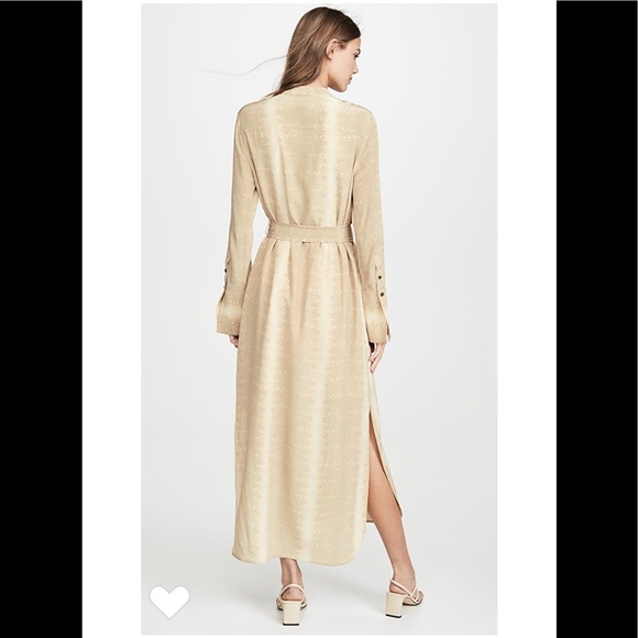 EQUIPMENT FEMME Connell Silk Crepe de Chine Maxi Shirt Dress - Picture 13 of 13